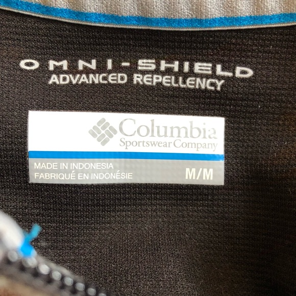 ⭐️ Columbia Gray Omni Shield Full Zip Up Hoodie Jacket Size: MEDIUM - Picture 6 of 10